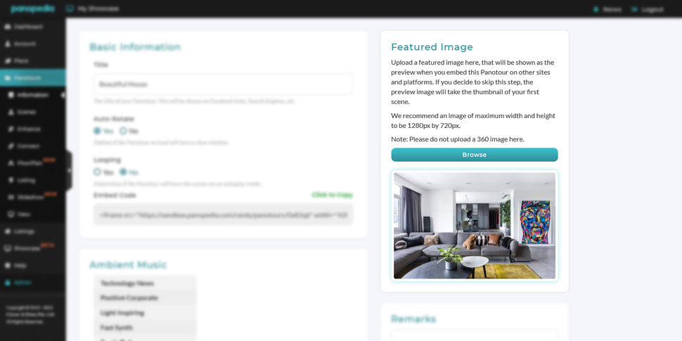 Panopedia features to make your 360 Panotours nicer
